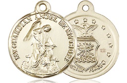 [0341GF1] 14kt Gold Filled Guardian Angel Air Force Medal