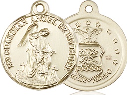[0341GF1] 14kt Gold Filled Guardian Angel Air Force Medal