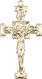 [0479GF] 14kt Gold Filled Crucifix Medal