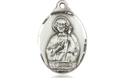 [0599JSS] Sterling Silver Saint Jude Medal