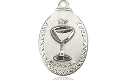 [0599WSS] Sterling Silver Communion Medal