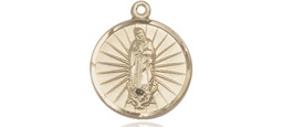 [0601FGF] 14kt Gold Filled Our Lady of Guadalupe Medal