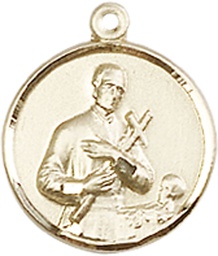 [0601GGF] 14kt Gold Filled Saint Gerard Medal