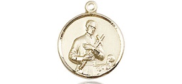 [0601GGF] 14kt Gold Filled Saint Gerard Medal