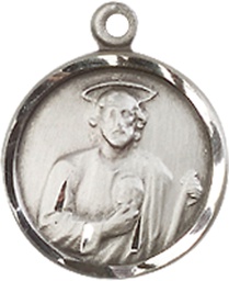[0601JSS] Sterling Silver Saint Jude Medal