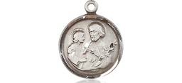 [0601KSS] Sterling Silver Saint Joseph Medal