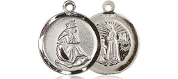 [0601LSS] Sterling Silver Our Lady of la Salette Medal