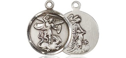 [0601RSS] Sterling Silver Saint Michael the Archangel Medal