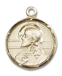 [0601SGF] 14kt Gold Filled Scapular Medal