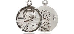 [0601SSS] Sterling Silver Scapular Medal