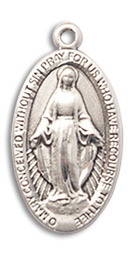[0609SS] Sterling Silver Miraculous Medal