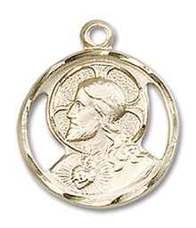 [0611GF] 14kt Gold Filled Scapular Medal
