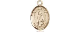 [9248KT] 14kt Gold Saint Alice Medal
