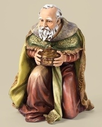 [RO-38011] 27&quot; Scale Color Kneeling King - Christmas