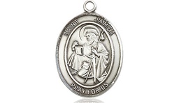 [8050SSY] Sterling Silver Saint James the Greater Medal - With Box