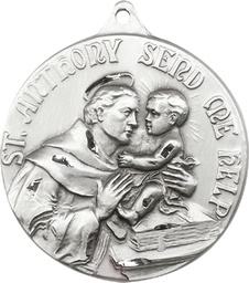 [0203DSS] Sterling Silver Saint Anthony Medal