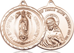 [0203FGF] 14kt Gold Filled Our Lady of Guadalupe Medal