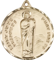 [0203JGF] 14kt Gold Filled Saint Jude Medal