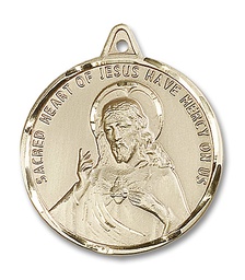 [0203SGF] 14kt Gold Filled Scapular Medal