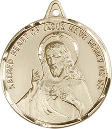 [0203SKT] 14kt Gold Scapular Medal