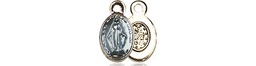 [0205SSG] Gold Plate Sterling Silver Miraculous Medal