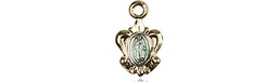 [0211SSG] Gold Plate Sterling Silver Miraculous Medal