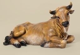 [RO-37519] 27&quot; Scale 22&quot;L Full Color Ox Fig - Christmas