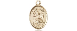 [9056KT] 14kt Gold Saint John the Apostle Medal
