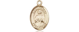 [9061KT] 14kt Gold Saint Kateri Medal