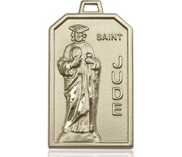 [5725KT] 14kt Gold Saint Jude Medal