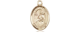[9062KT] 14kt Gold Saint Kevin Medal