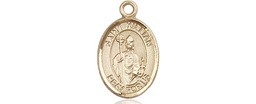 [9067KT] 14kt Gold Saint Kilian Medal