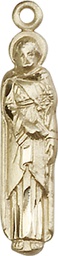 [5937KT] 14kt Gold Saint Joseph Medal
