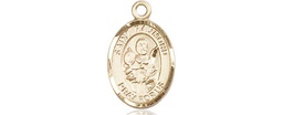 [9091KT] 14kt Gold Saint Raymond Nonnatus Medal