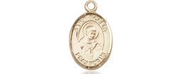 [9096KT] 14kt Gold Saint Robert Bellarmine Medal