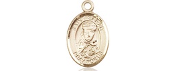 [9097KT] 14kt Gold Saint Sarah Medal