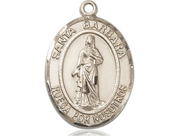[7006SPKT] 14kt Gold Santa Barbara Medal
