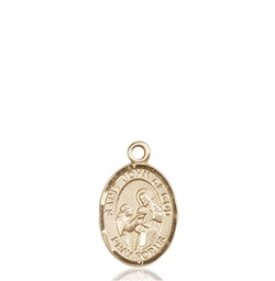[9112KT] 14kt Gold Saint John of God Medal