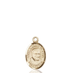 [9134KT] 14kt Gold Saint Vincent de Paul Medal