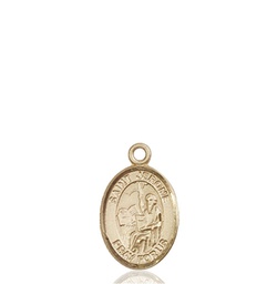 [9135KT] 14kt Gold Saint Jerome Medal