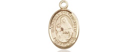 [9203KT] 14kt Gold Saint Madonna Del Ghisallo Medal