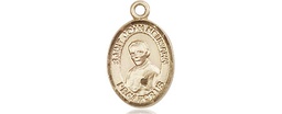 [9204KT] 14kt Gold Saint John Neumann Medal