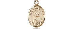 [9213KT] 14kt Gold Saint Anastasia Medal