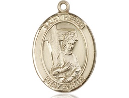 [7043KT] 14kt Gold Saint Helen Medal