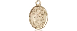 [9225KT] 14kt Gold Saint Aloysius Gonzaga Medal