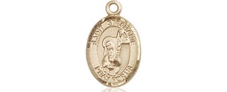 [9228KT] 14kt Gold Saint Stephanie Medal