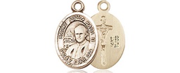 [9234KT] 14kt Gold Saint John Paul II Medal
