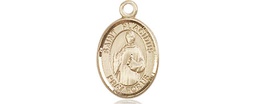 [9240KT] 14kt Gold Saint Placidus Medal