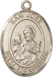 [7058SPKT] 14kt Gold San Jose Medal