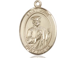 [7060KT] 14kt Gold Saint Jude Medal